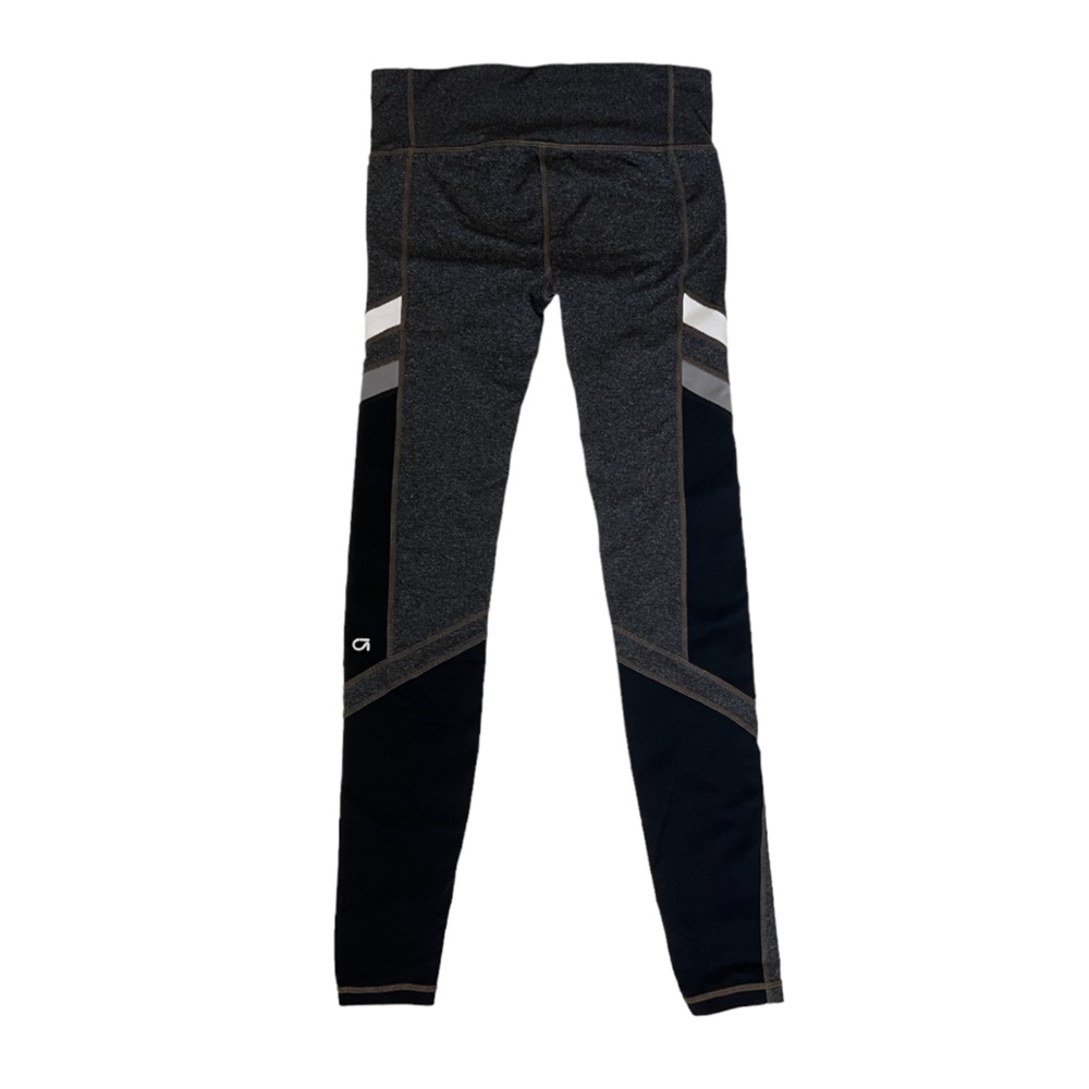 Gap Fit Black G fast Side Stripe Leggings activewear yoga - Picture 5 of 8